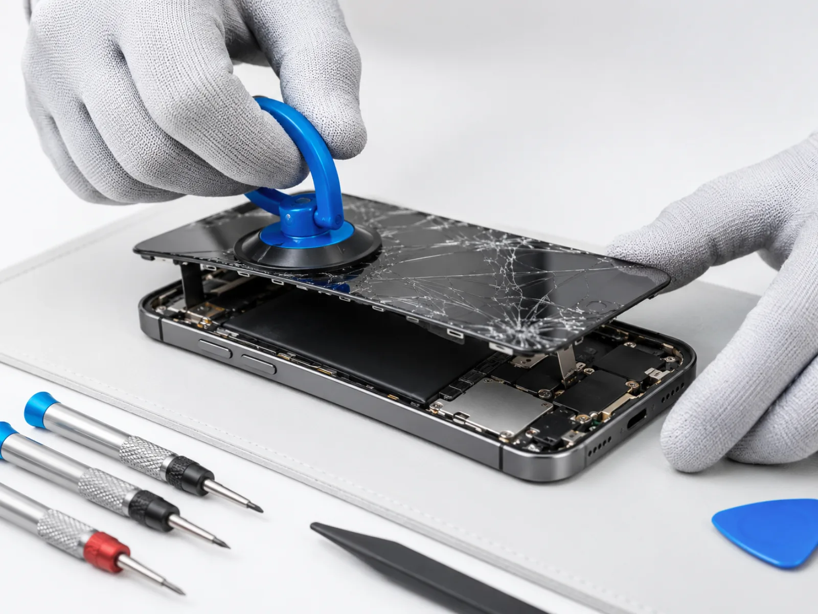 Tablet & iPad repairs in Luton on the repair bench